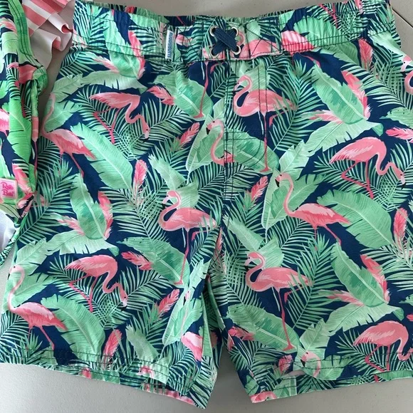 RuggedButts/rufflebutts boys swim trunks - Picture 1 of 3
